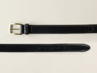Black Shell Cordovan Belt, Brass, 32mm - The Tannery Row