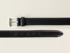 Black Shell Cordovan Belt, Silver, 30mm - The Tannery Row