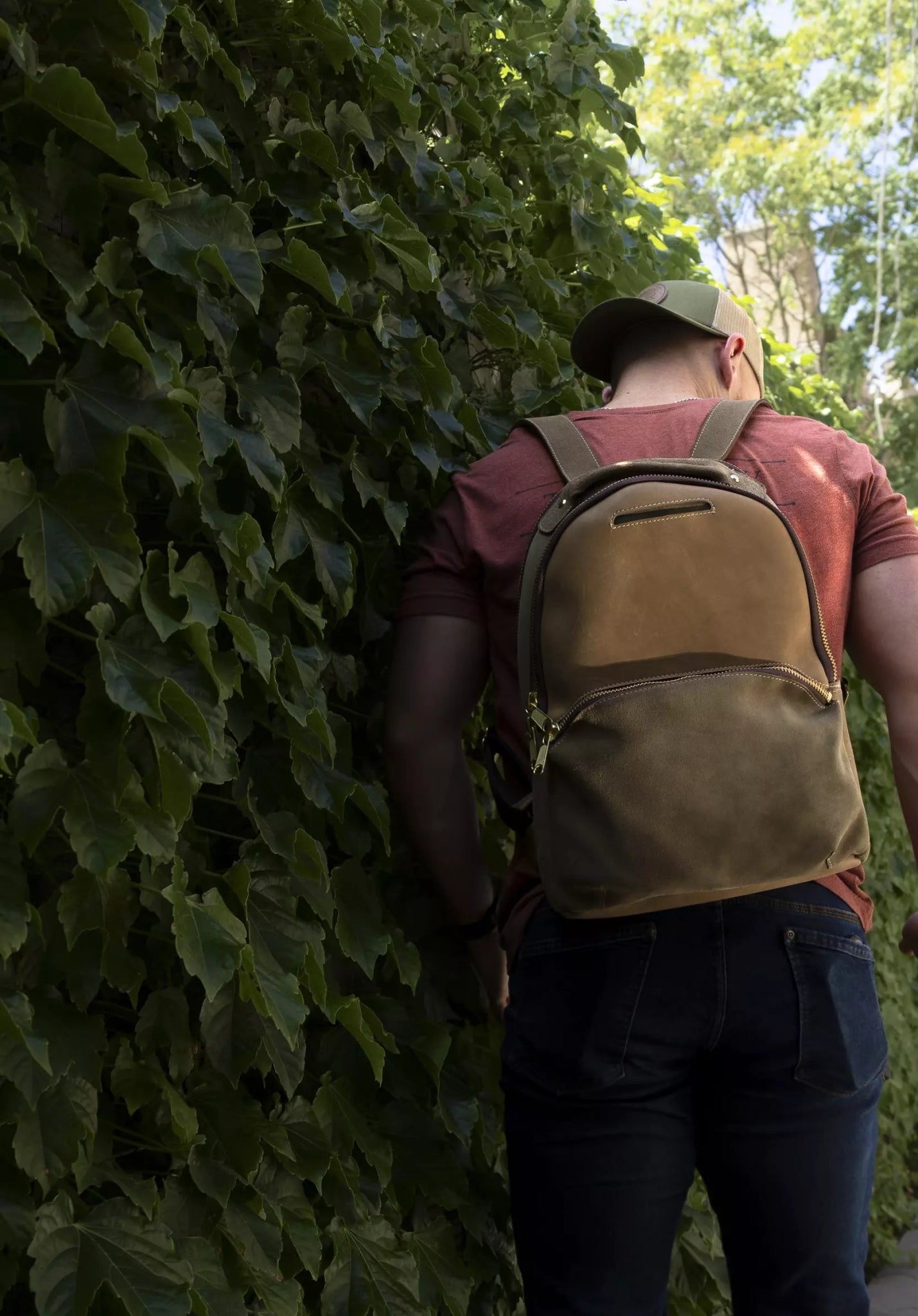 Clark Backpack in Horween Canteen Orion - The Tannery Row