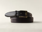 Color 8 Shell Cordovan Belt, Brass, 35mm - The Tannery Row
